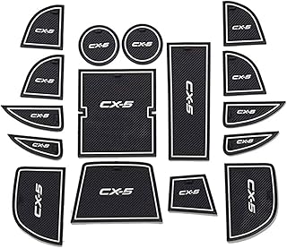 Nimeny Auto-Tür-Slot Gummimatten Türschlitz Pad Gummi Anti-Rutsch-Staub-Mat Aufbewahrung Pads Innenausstattung Zubehör für...