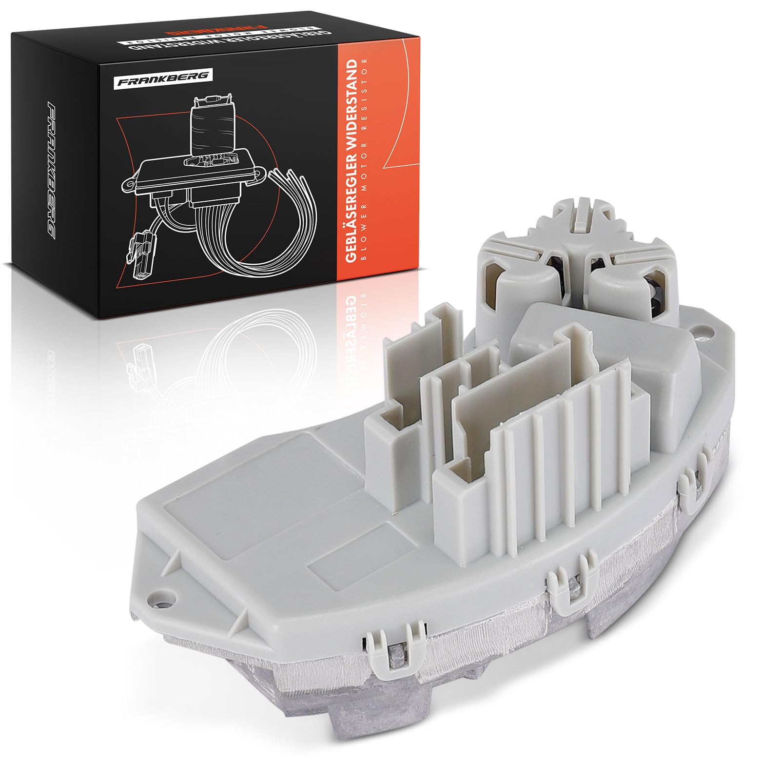 Frankberg Resistenza ventilatore ventilatore interno Compatibile con Serie 1 E81 E82 E87 E88 Serie 3 E90 E91 E92 E93 X1 E84 X3 F25 X5 E70 X6 E71 E72 Z4 E89 2003-2017