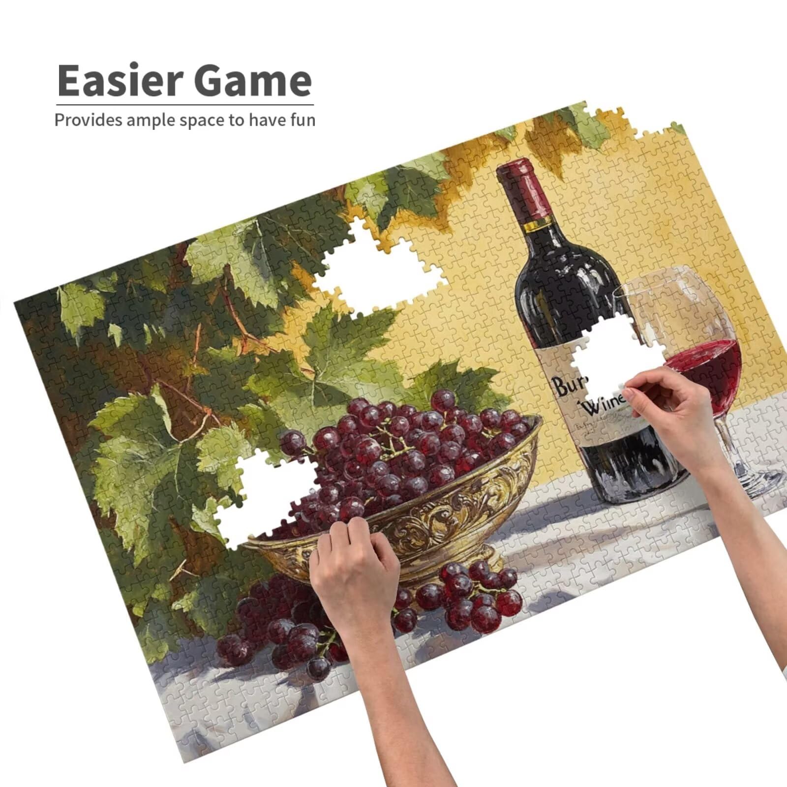 Cuisine Puzzle 5000 Pièces Adultes Puzzle Fruit Motif Design avec Emballage Cadeau pour Cadeau Femme, Activité Familiale Stimulante Débutants pour Decoration Chambre Murale Maison 105 x 156 cm -66Y