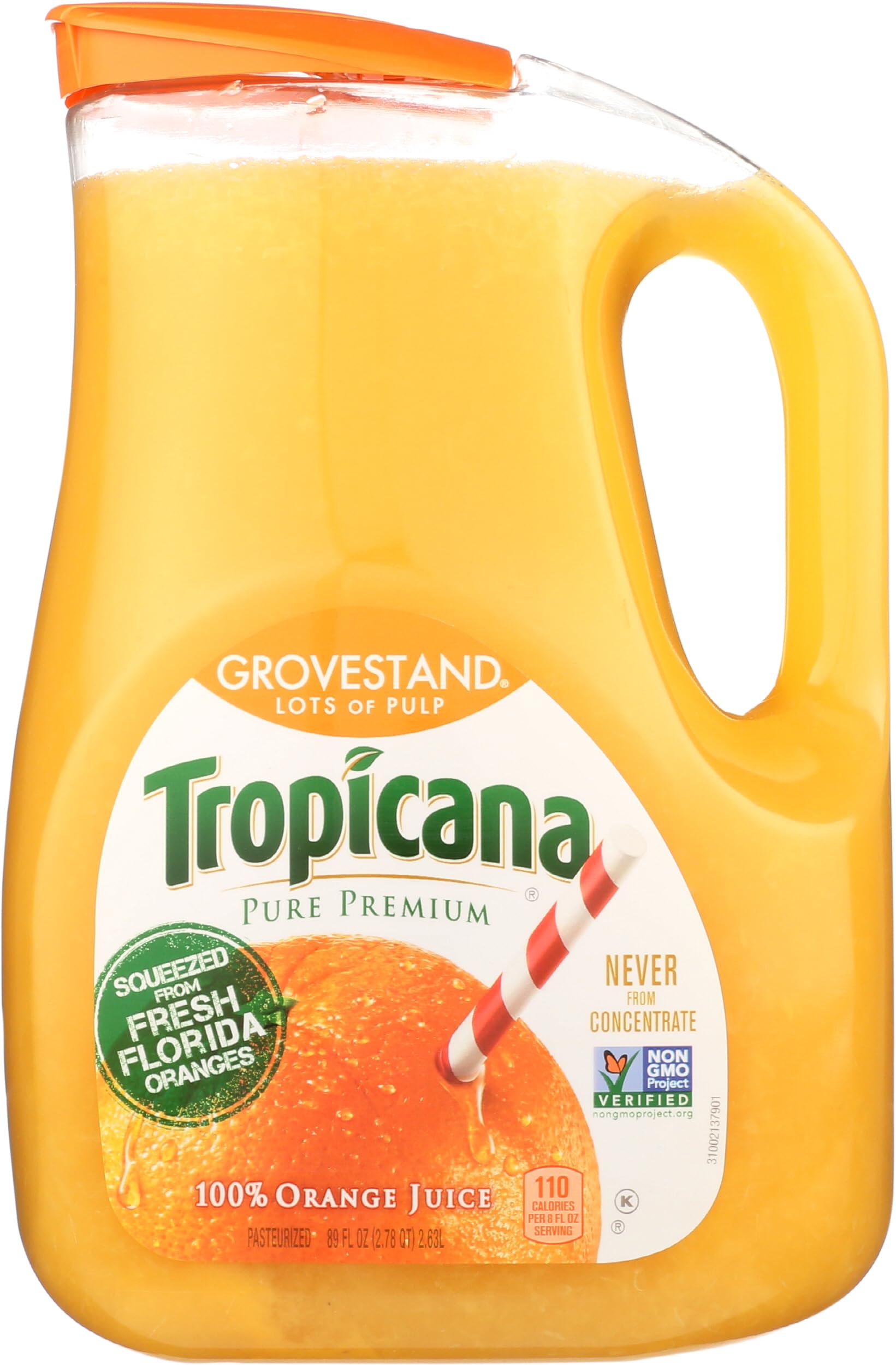 MB3730M 富士通 12Ｗ Xevios Tropicana １０個 Amazon.com: Tropicana, Orange Juice Grovestand Lots of Pulp, 89 Fl