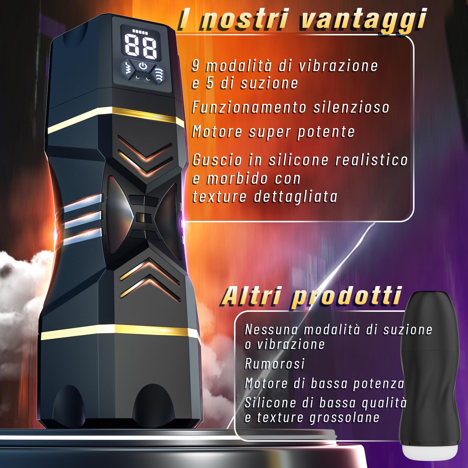 Masturbatore Uomo Sex Toys - Masturvatore Sexytoysys per Uomo Sexy Toy Realistico Masturbatori Uomini Maschile, Giochi Erotici con 3D Vagina Silicone Finta per Pene Automatico Vagine Vere Pocket Pussy