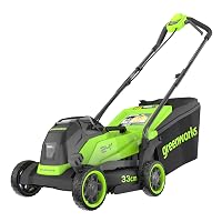 Greenworks 24V Tagliaerba a batteria, larghezza di taglio 33 cm