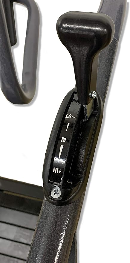 Caminadora Mecánica Curva con 3 Niveles de Resistencia y Pantalla Digital Negra miniatura 5