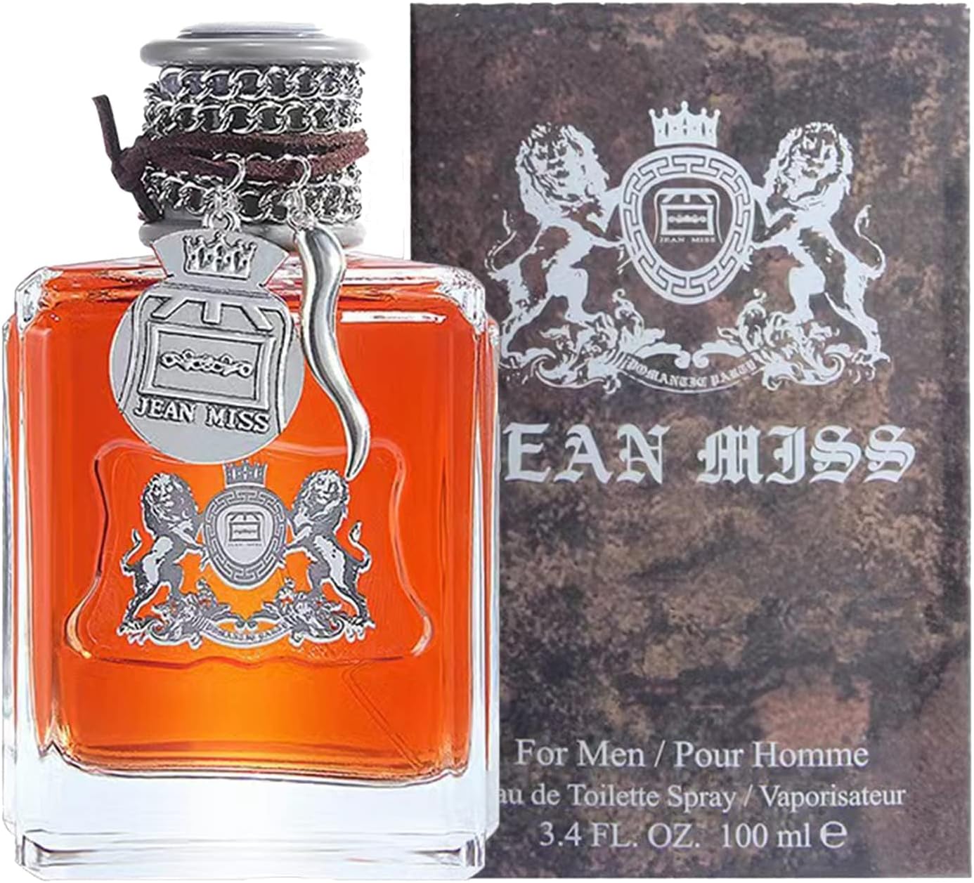 JADOURE Alpha Men Feromone Perfume, J. Lenuova Men Feromone Perfume, Lenuova Men Feromone Perfume, Pheromones for Men to Attract Women Body Spray, Long Lasting Perfume (100ml)