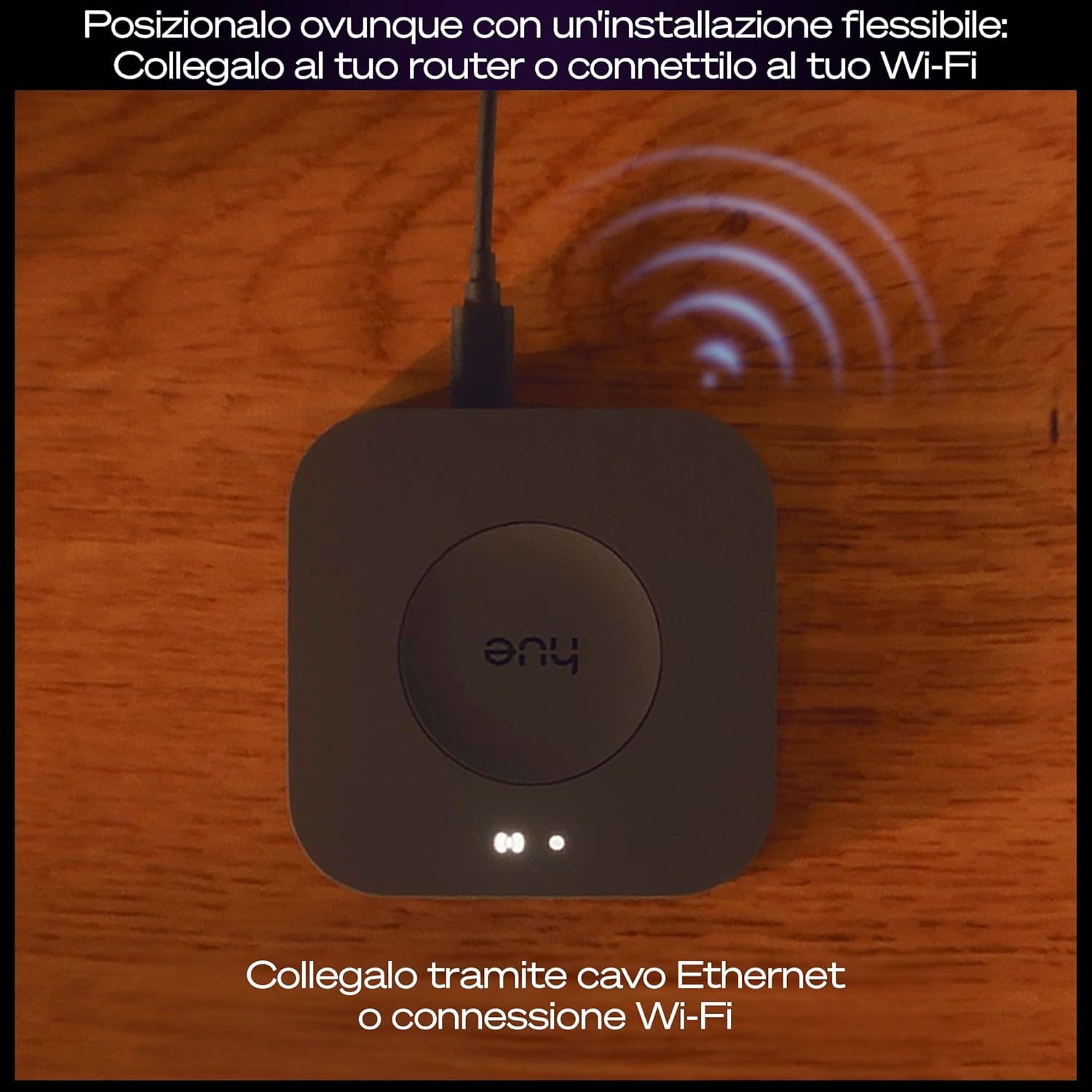 Philips Hue Bridge Pro, Smart Light Hub, Wireless, Crittografia avanzata, Supporta 150+ luci e 50+ accessori, Funziona con Apple Home, Amazon Alexa, Google Assistant, Samsung SmartThings