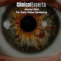 Vista 4 de Amsler - Rejilla ocular con parte trasera magnética, herramienta de detección diaria de visión para pacientes con degeneración macular y glaucoma