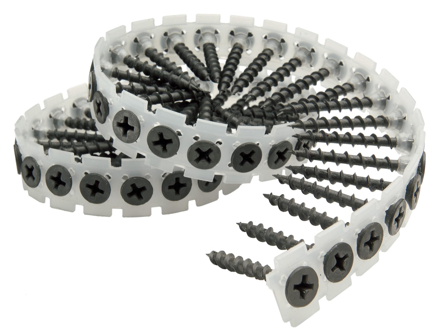 SENCO 39A50MP Drywall to Wood Screws PH2 – 3.9x50mm Phosphated Bugle Head - Coarse Thread - Sharp Point - Plastic‑Collated - 1000 Pack for Fast Indoor Installation