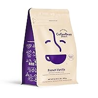 Vista 45 de Coffee Bean Direct Bourbon - Café de grano entero con sabor a chocolate caliente, bolsa de 1 libra (paquete de 1)