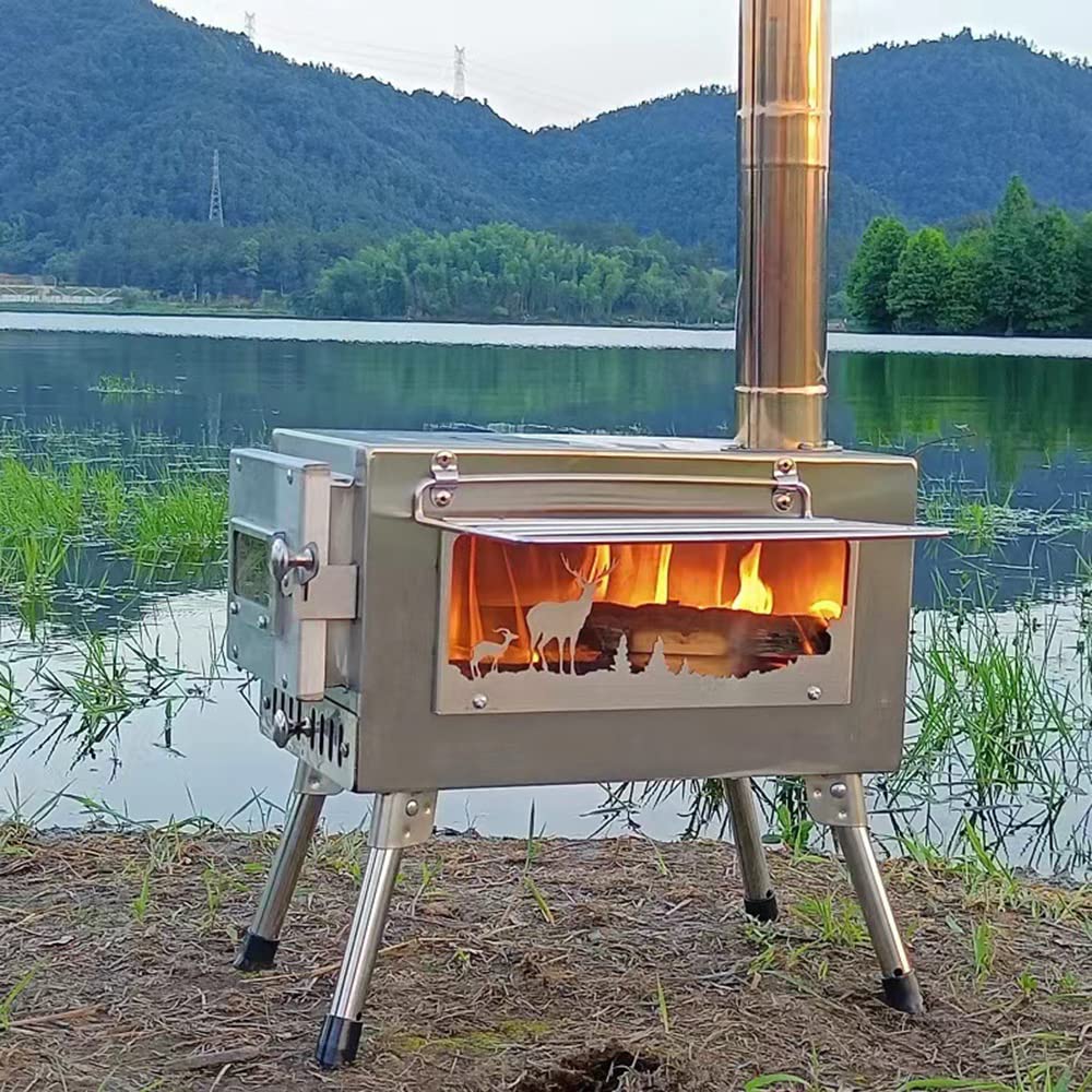 Snapklik.co : Caping Wood Burning Stove Portable - Folding Cap Stove - View #10