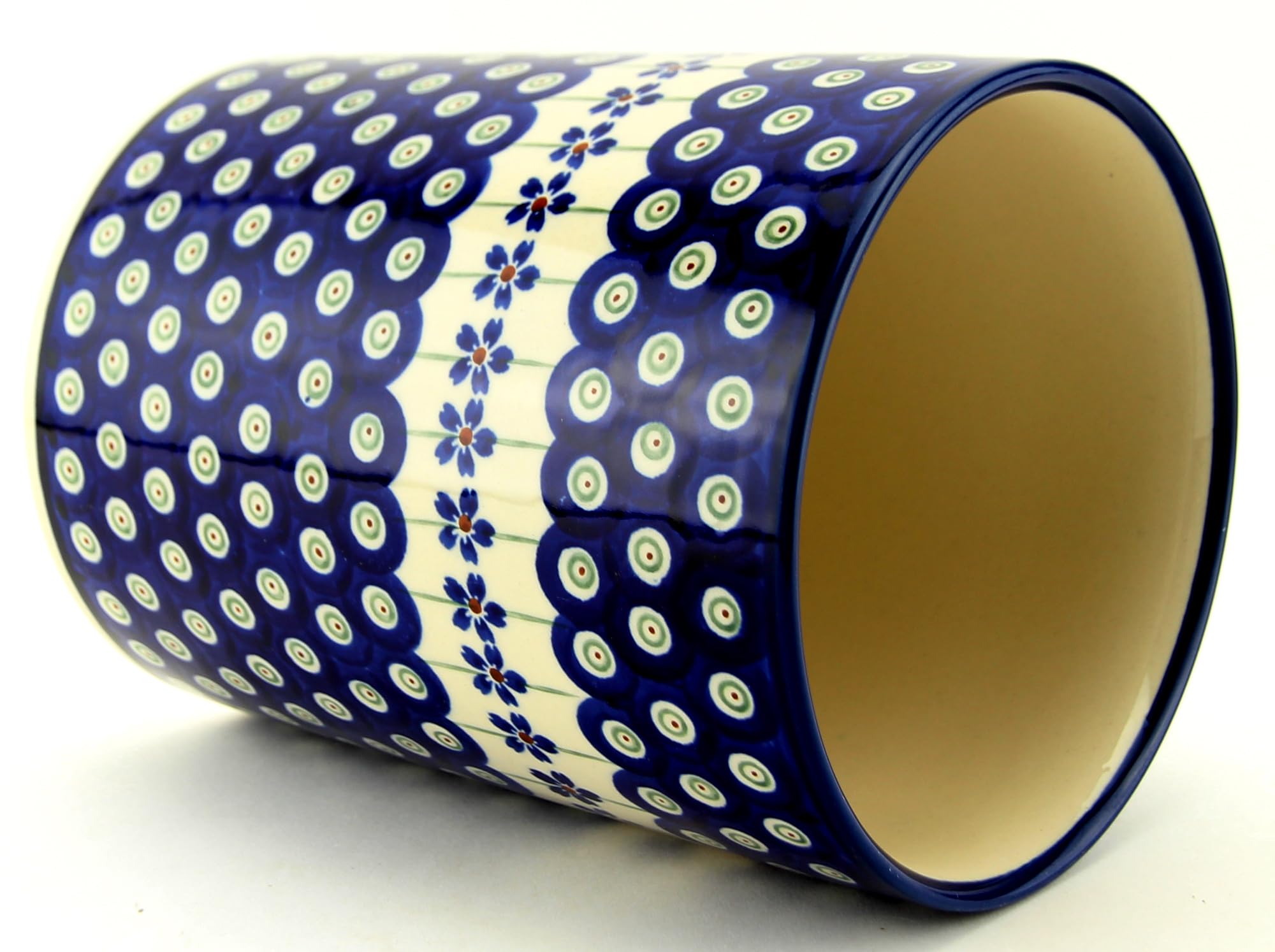 Polish Pottery Kitchen Utensil Holder for Countertop 7