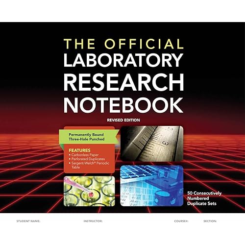 The Official Laboratory Research Notebook (50 duplicate sets): .