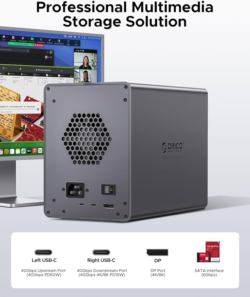 Amazon.com: ORICO External 5bay Hard Drive Enclosure Compatible