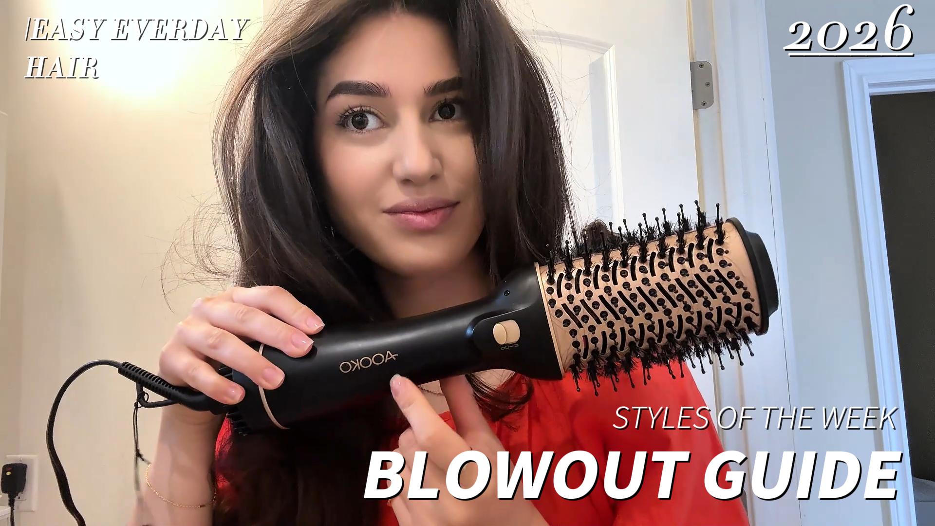 Amazon.com : Dual Voltage Hair Dryer Brush, Travel Blow Dryer