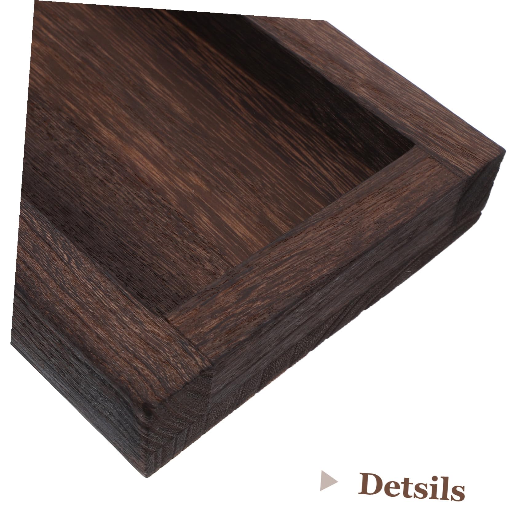 Bandeja Decorativa de Madera Rústica Alargada para Velas y Organización Soporte Versátil para Perfume y Joyería para Encimeras de Cocina Baño y Comedor Estilo Farmhouse