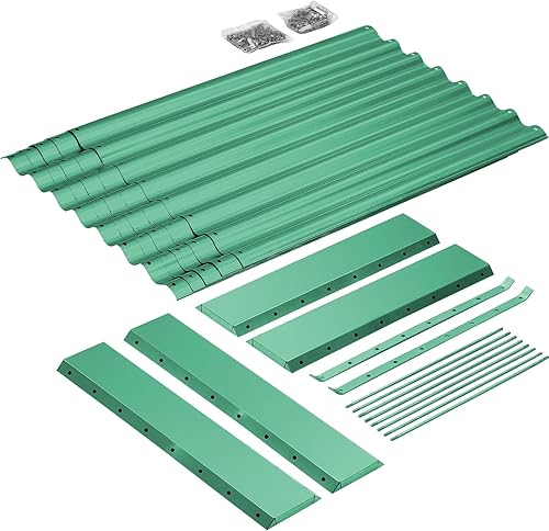 Miniatura 53 de Land Guard Kit de cama de jardín elevada galvanizada de 8 x 4 x 2 pies, macetas galvanizadas elevadas para exteriores, grandes camas de jardín