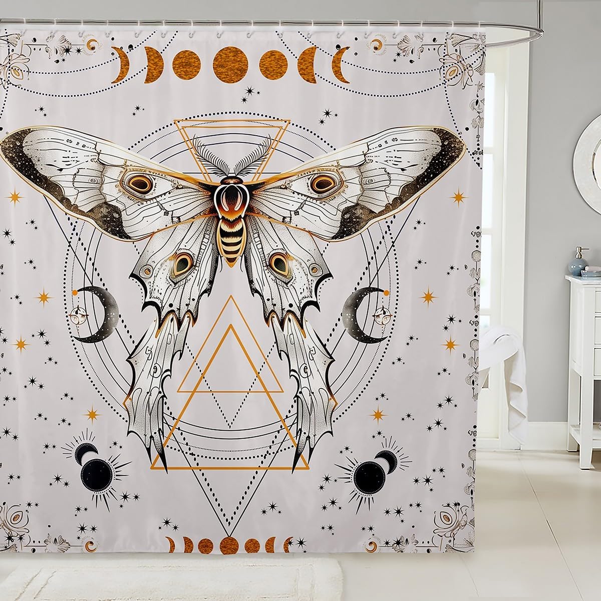 Manfei High-Heels Girlish Shower Curtains,Glitter Sparkling Diamond Romantic Bathroom Curtains for Girls Women,Cute Bowknot Fashion Pink Princess Waterproof Curtains,12 Hooks Suits,72" W x 84" L