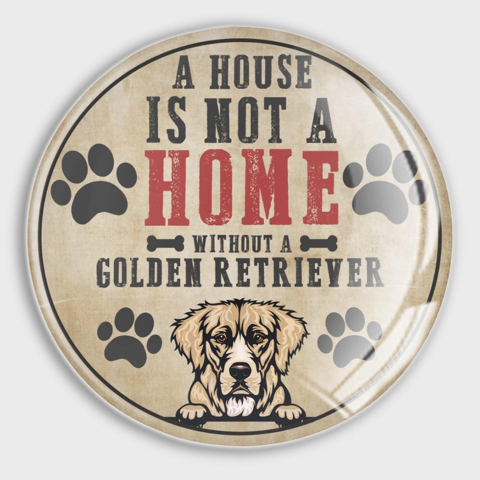 Aimants de réfrigérateur Golden Retriever pour décorer la cuisine et le bureau