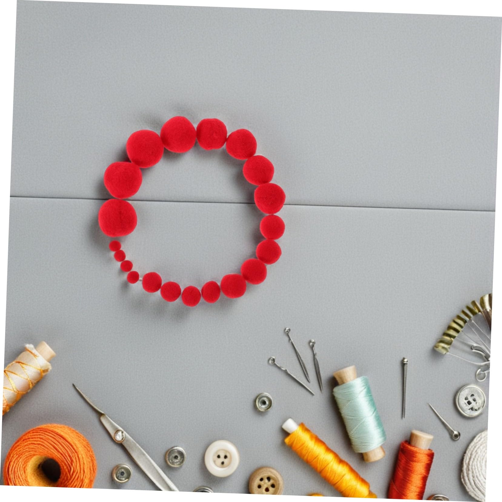 Operitacx 500stücke Pompon-bastelset Mit Dekorative Pompons in Verschiedenen Flauschige Bälle Zum Basteln Für DIY-projekte Partydekorationen Und Schulprojekte