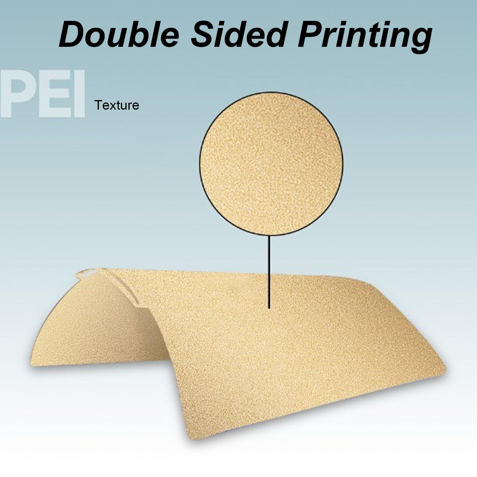 Drukarka 3D Płyta Konstrukcyjna 347x368mm, Dwustronny Arkusz PEI Magnetyczne łóżko Ogrzewane, Płyta Drukarska PEI do Modeli Raise3d Pro3 Akcesoria do Drukarek 3D