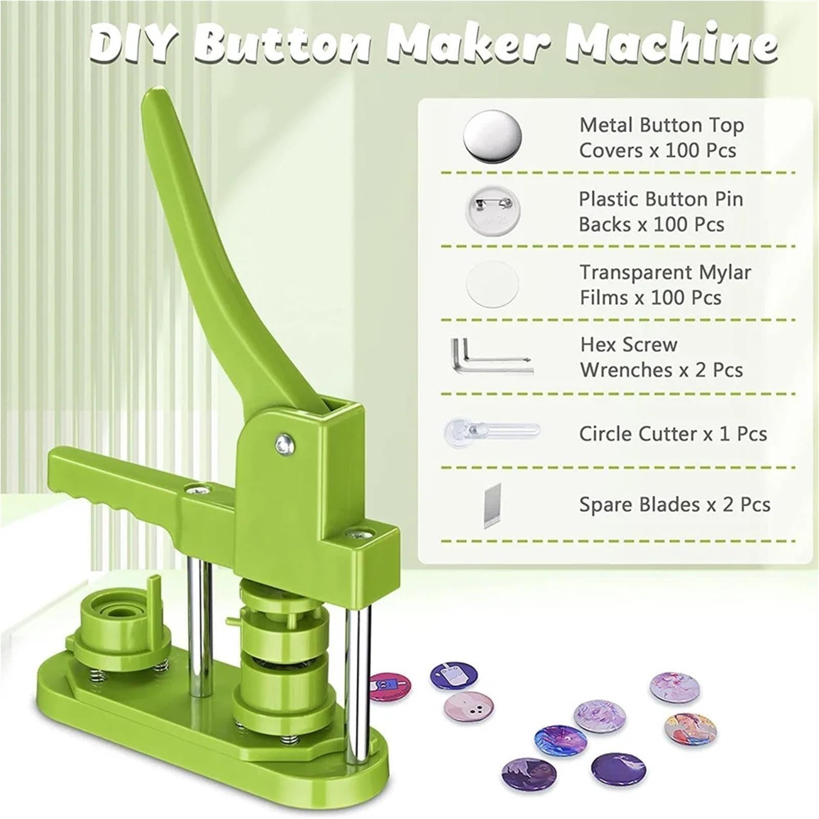 Machine à fabriquer des boutons de badges, ensemble bricolage 25 58MM