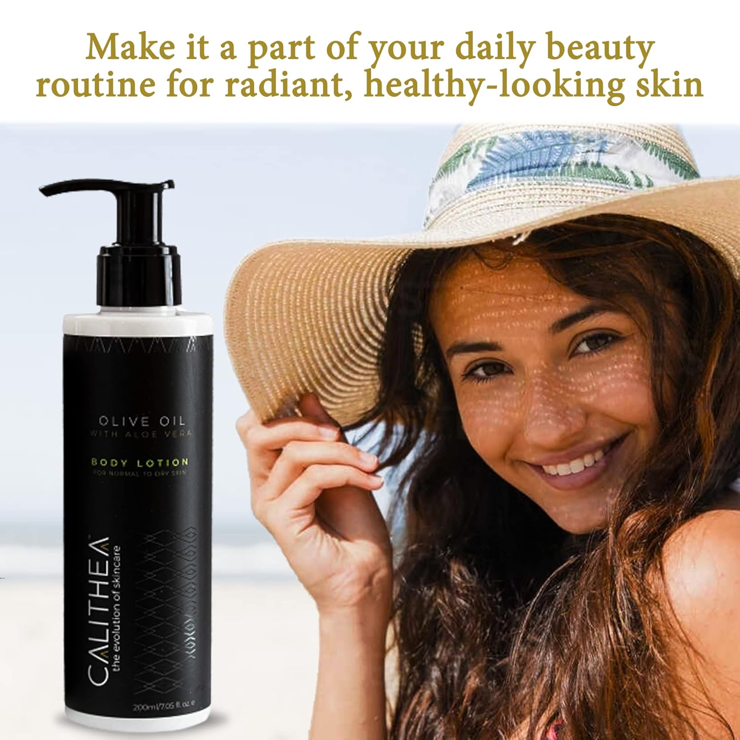 Calithea Aloe Vera Body Lotion with Olive Oil - Hydrating & Moisturizing For All Skin Types - Image 5