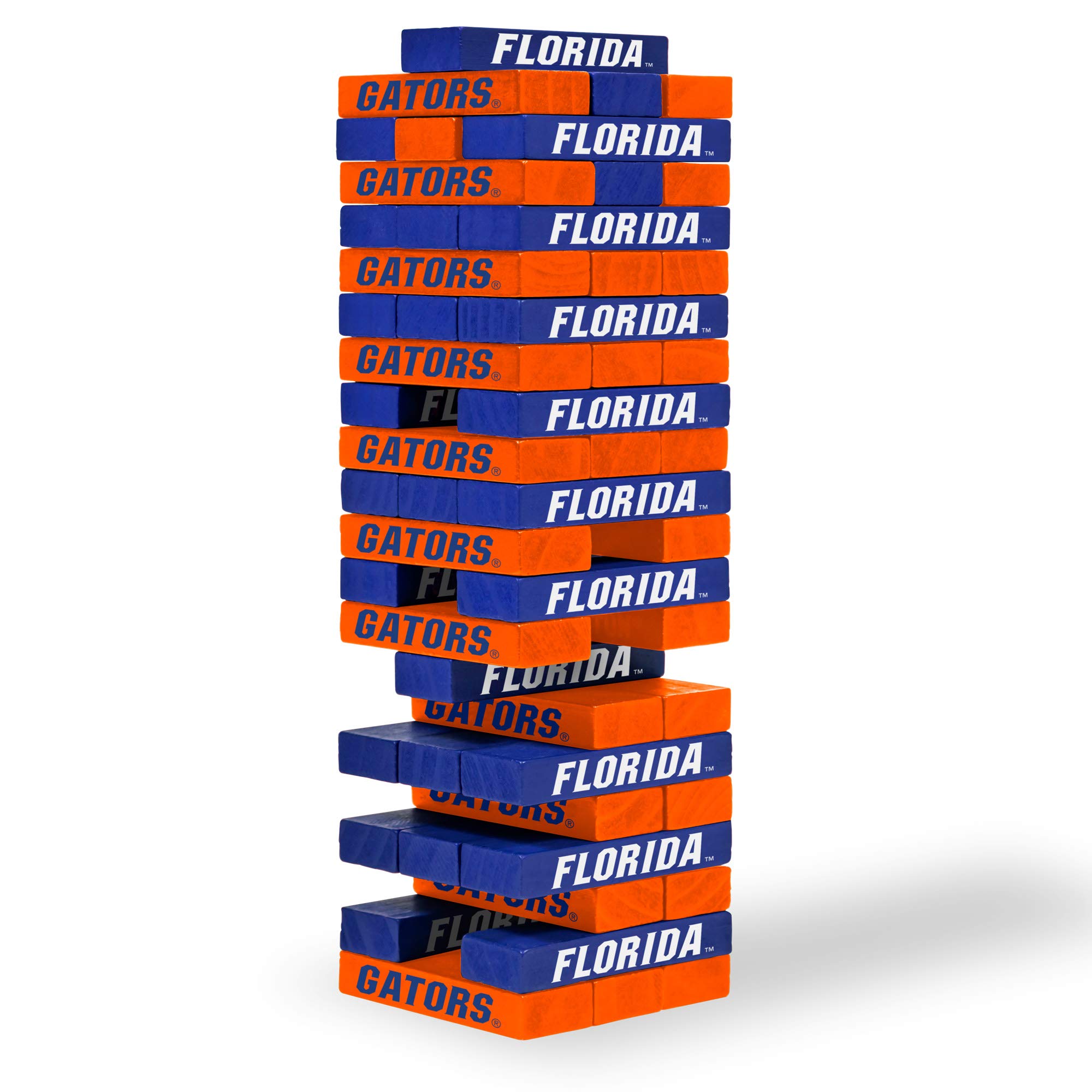 NCAA Pro Football Tabletop Stackers Block Game for College Football Fan, Dorm Game, Tailgate
