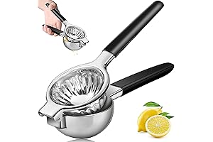 Black Lemon Squeezer by Vakoo, the Essential Kitchen Tool for Effortlessly Juicing Lemons