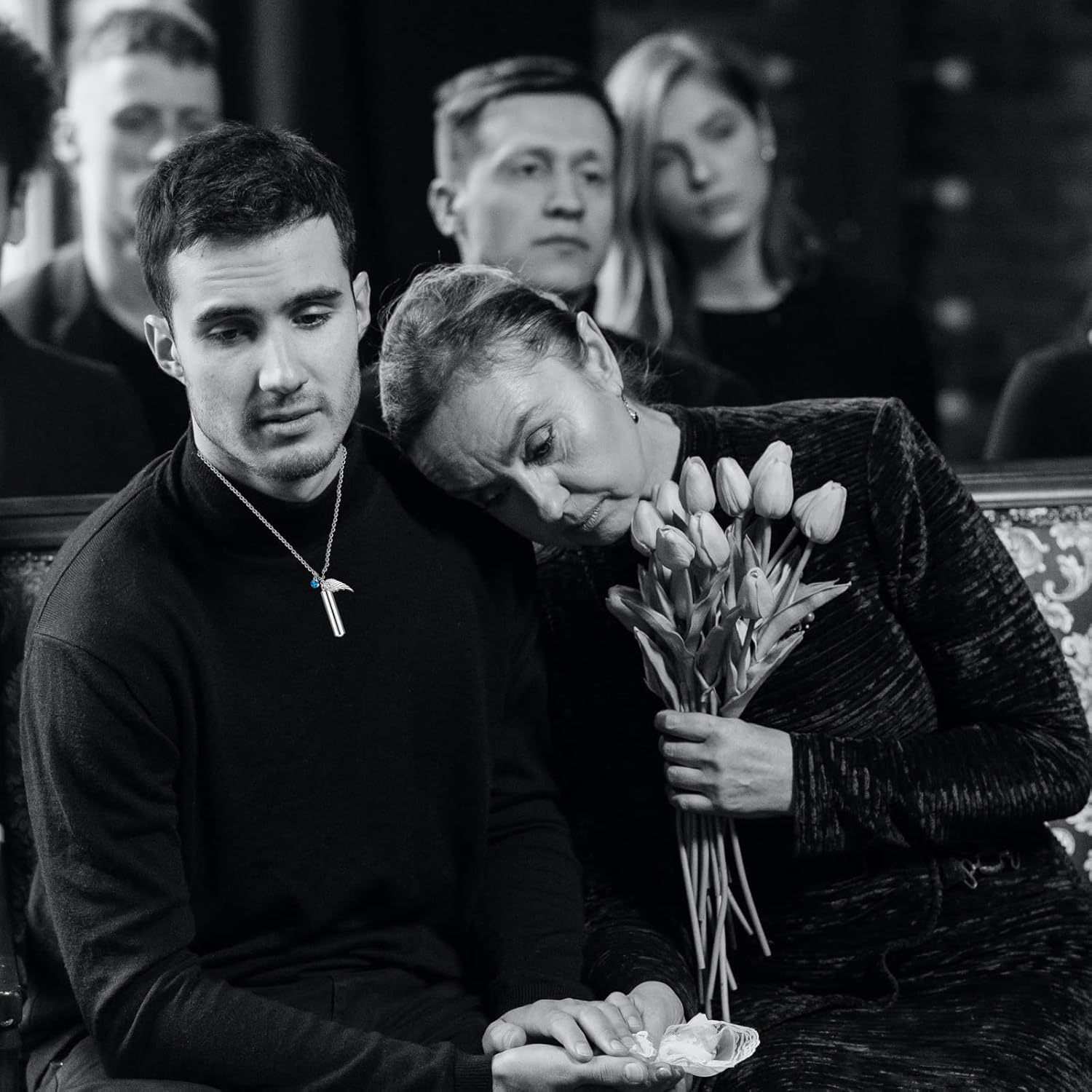 Urn Necklace For Ashes, 16 Pieces Urn Necklace, Stainless Steel Cremation Jewelry For Women Men, Cylinder Keepsake Pendant With Funnel(silver,16 Pieces) - Image 5