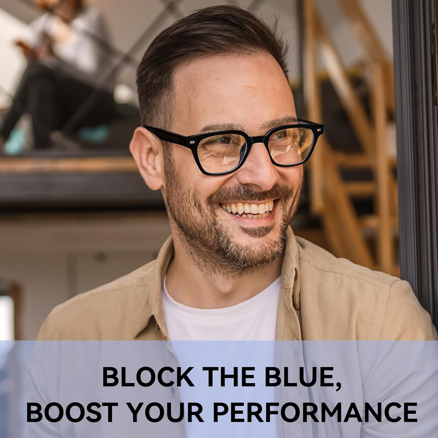 Dollger Blue Light Glasses for Men Women Blue Light Blocking Computer Screen Glasses Men Clear Frames Eyeglasses