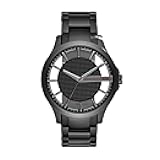 A|X Armani Exchange Men's Watch with Three-Hand Analog Display and Date Window, Watch for Men with Stainless Steel or Leather Band