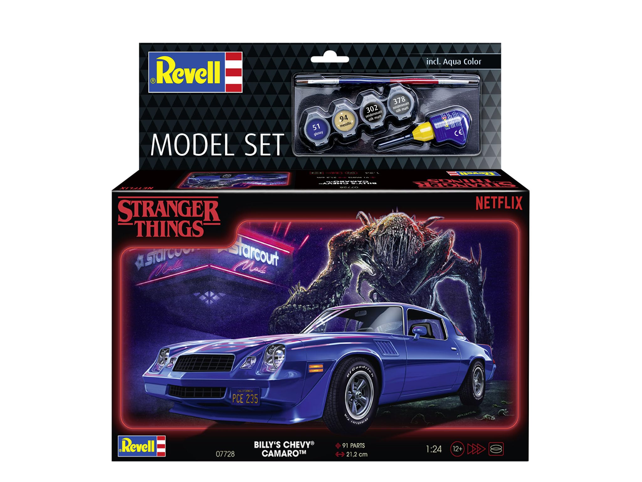 Revell StrangerThings Billy's Chevy Camaro Z/28 Model Kit: Amazon