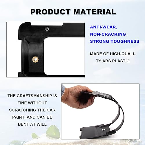 Miniatura 3 de Rear License Plate Frame Bracket Holder Mount Compatible with BMW 2005-2021, BMW 123456 Series, 328i 323i 528i M3, 2002-2019 Mini Cooper,