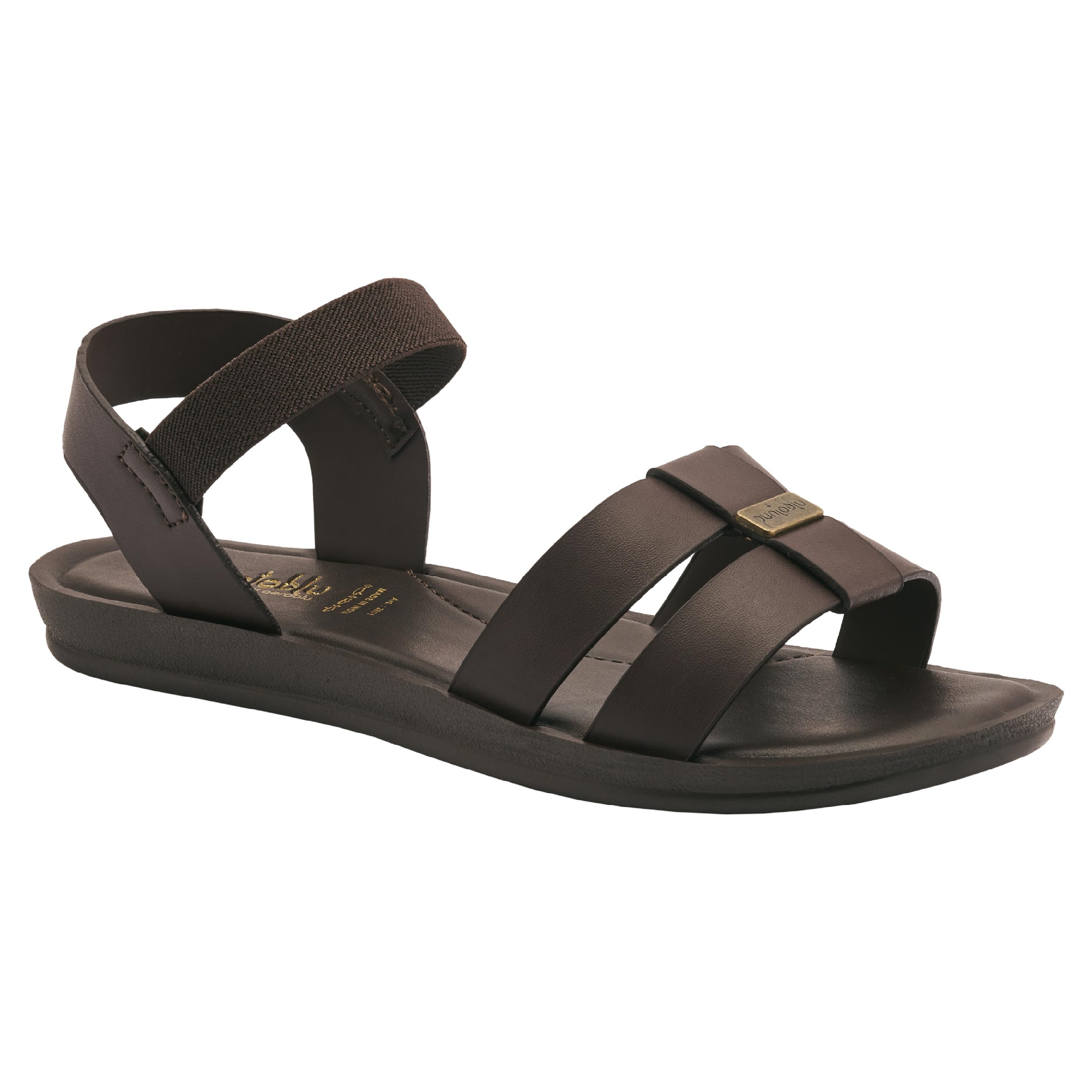 puntoblu Ultra Comfort Flat Sandals for Women |Cushioned Footbed | Slingback Closure | Anti SKid & Lightweight Slip-On Sandals for Girls-picture-42