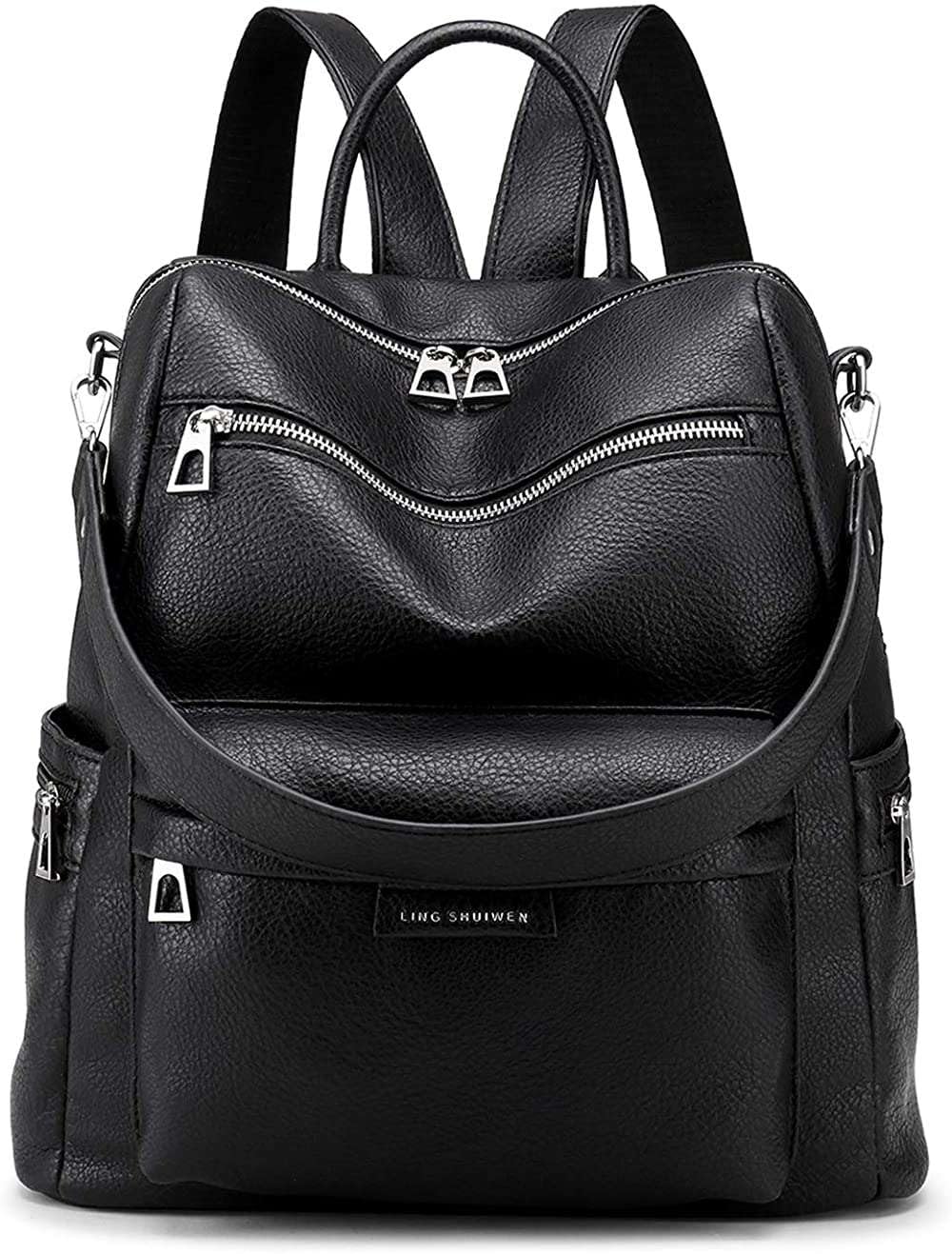 subharti Women’s Stylish PU Leather Backpack Handbag | Shoulder Bag with Multi-Pockets & Adjustable Strap | Casual Travel, College & Office Use-picture-14