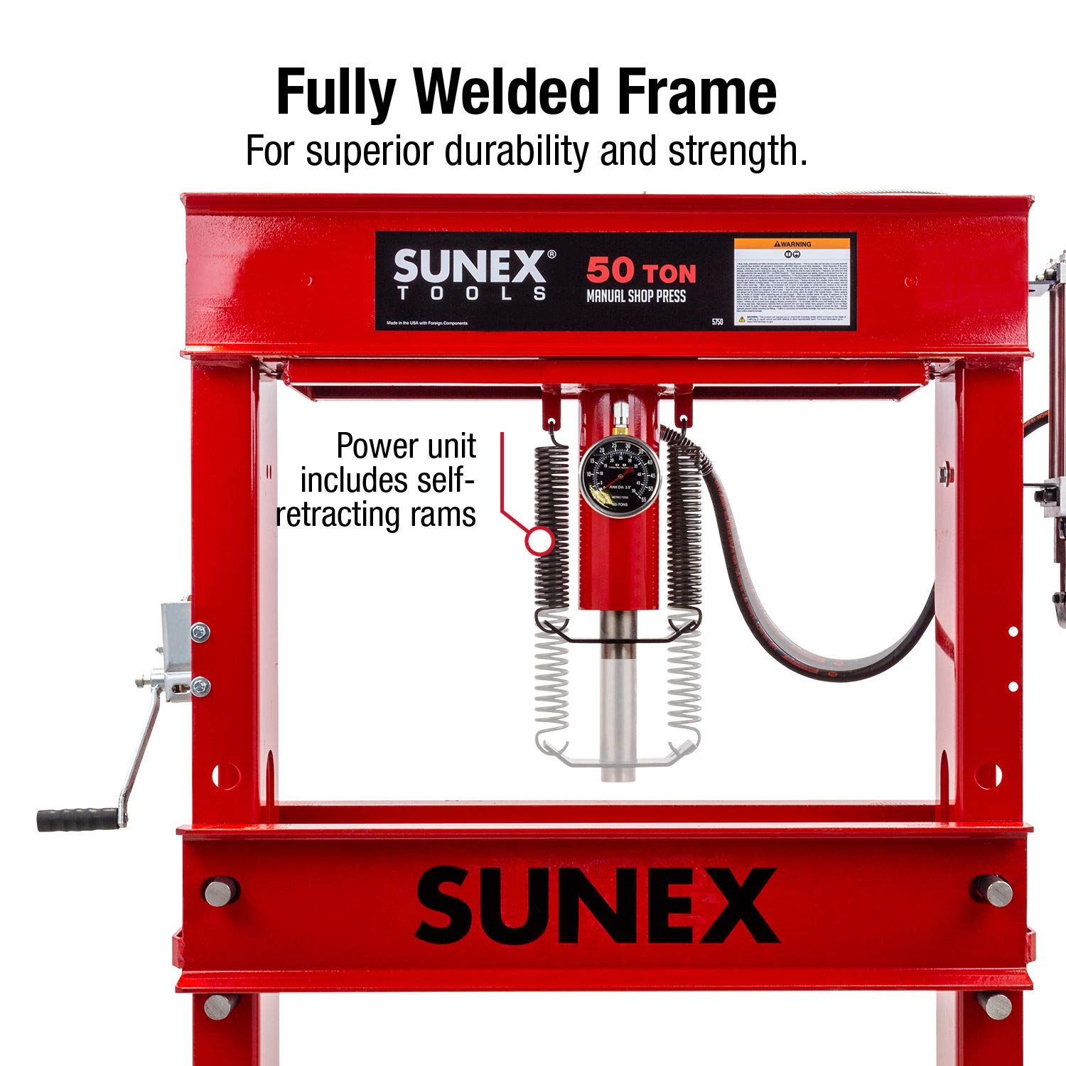Amazon.com: Sunex 5750 50-Ton Manual Press : Sunex Tools amazon-com-sunex-5750-50-ton-manual-press-sunex-tools