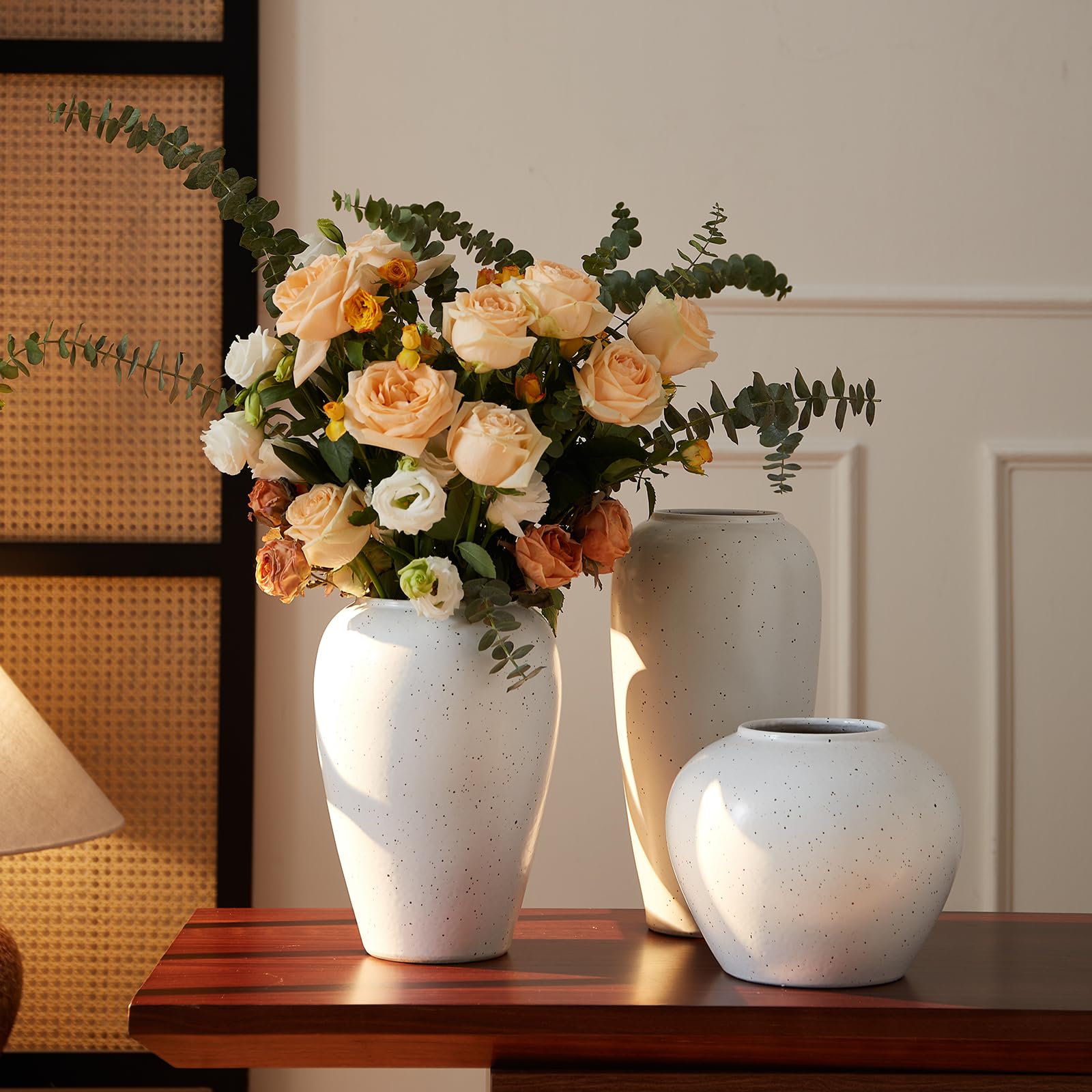 Amazon.co.jp: BIG FORTUNE 装飾ピッチャー花瓶 大型 素朴な農家花瓶 