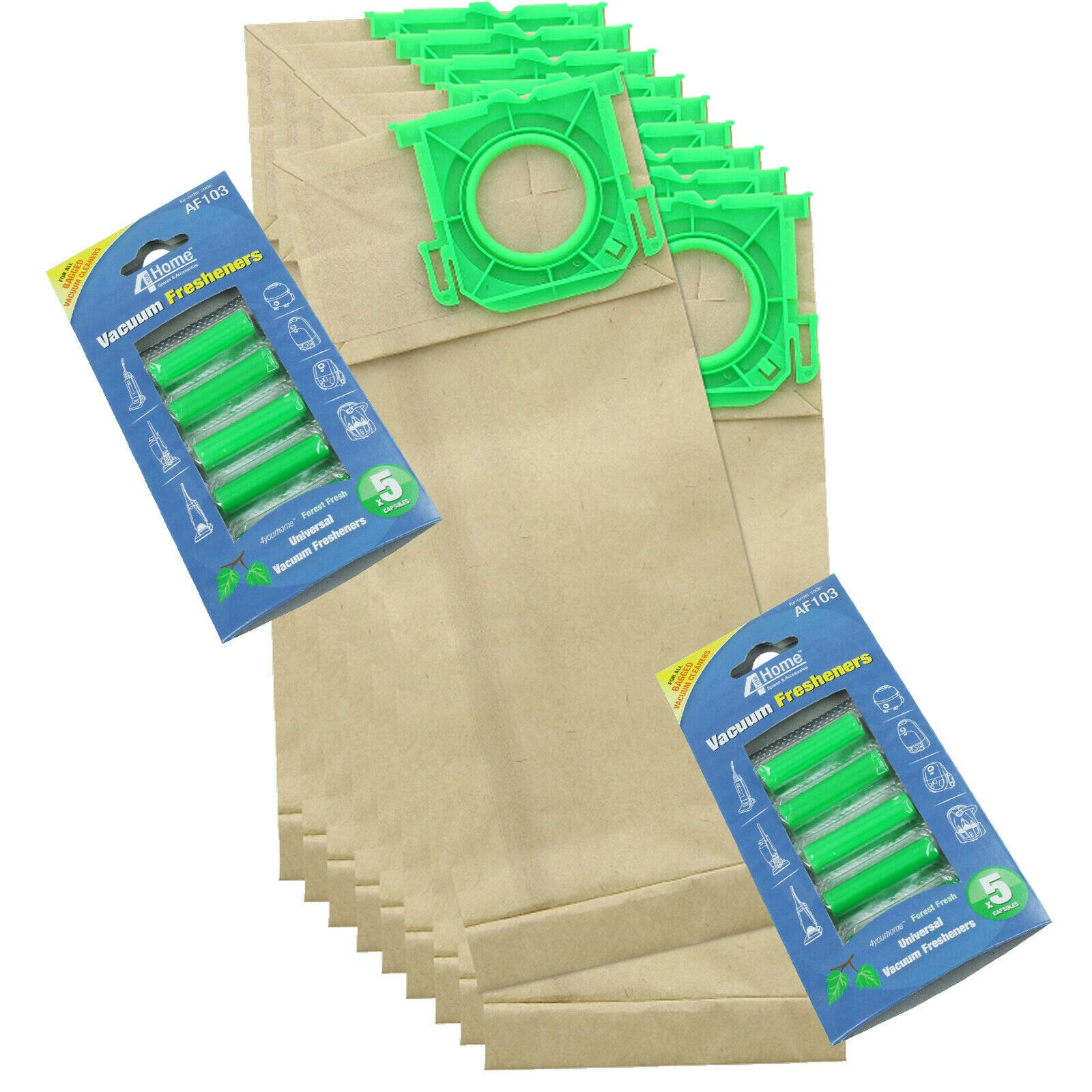 vacspare 10 Dust Bags & Fresheners For Sebo K1 K3 Series Vacuum Cleaner Hoover Paper Bags