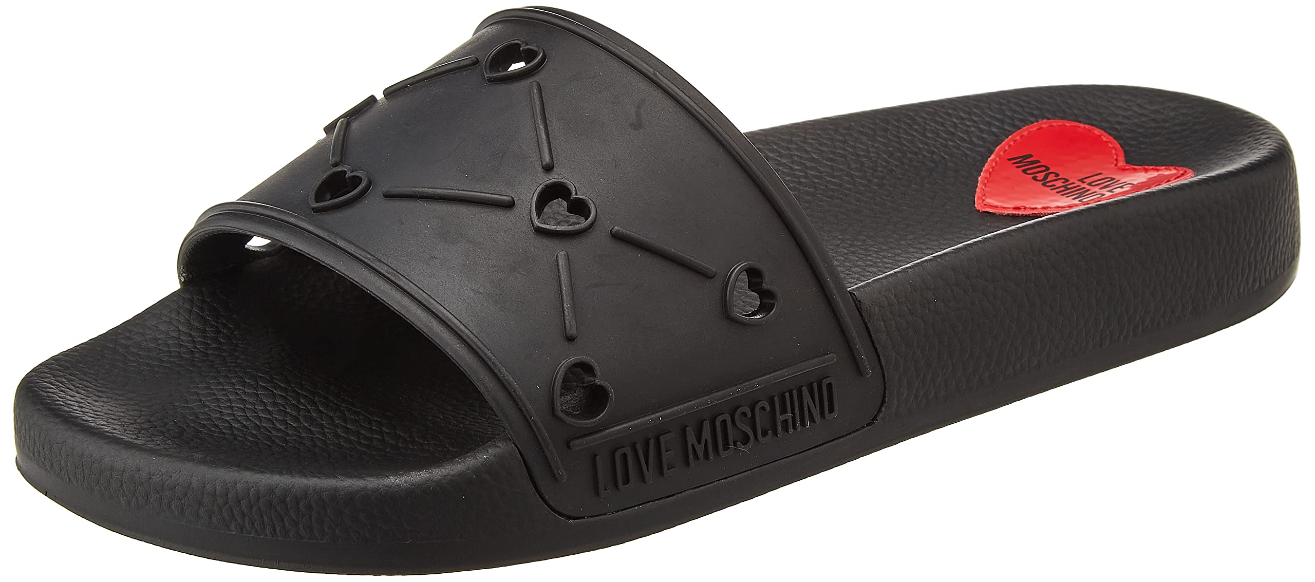 Amazon.com | Love Moschino Women's Collezione Primavera Estate 2022 Sandal,  Nero, 5 US | Flip-Flops