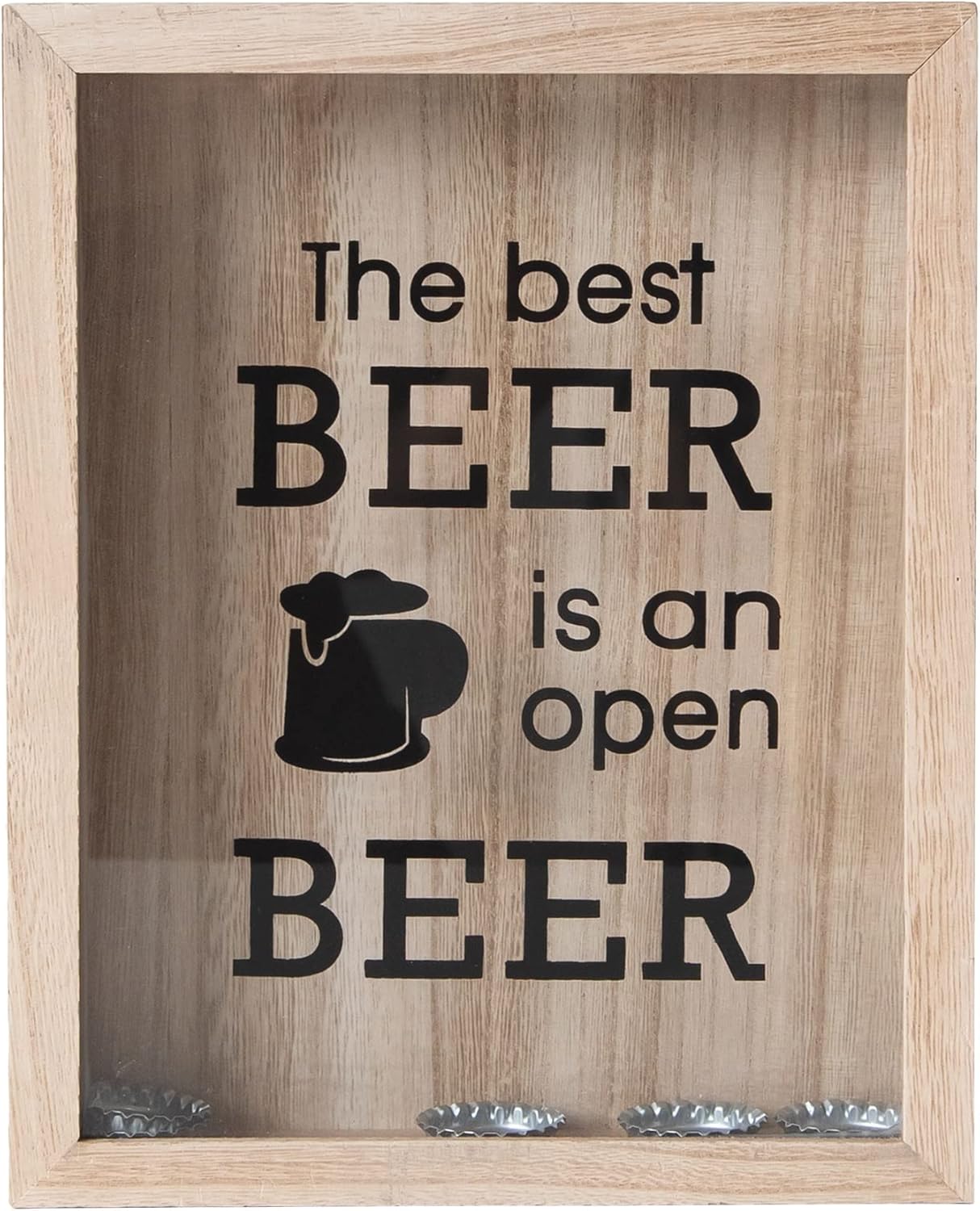 ProdBuy Limited Wooden Wine Cork/Beer Bottle Storage Box (Beer Bottle