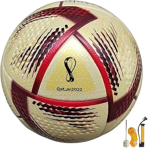 Balón de fútbol de la liga de calidad de la Copa del Mundo, tamaño 5 y tamaño 4, unión de calor sin costuras, profesional de PU, pelota oficial de