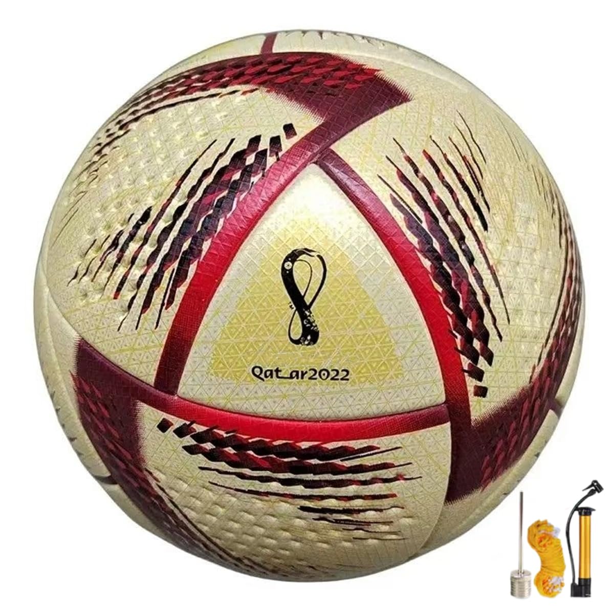 Lxfzhzn World Cup Quality League Soccer Ball Size 5 and Size 4 Seamless Heat Bonding Professional PU Official Match Game Ball