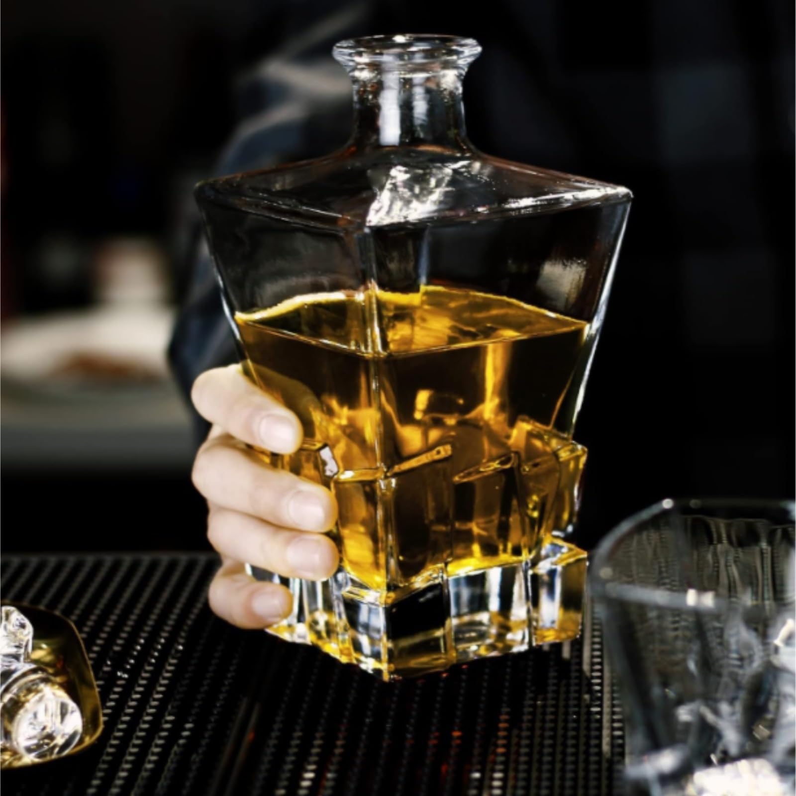 Karafka Do Wina Szklana Karafka Do Wina Idealna Dekoracji Domowego Baru 1 Szt Dozownik Alkoholu