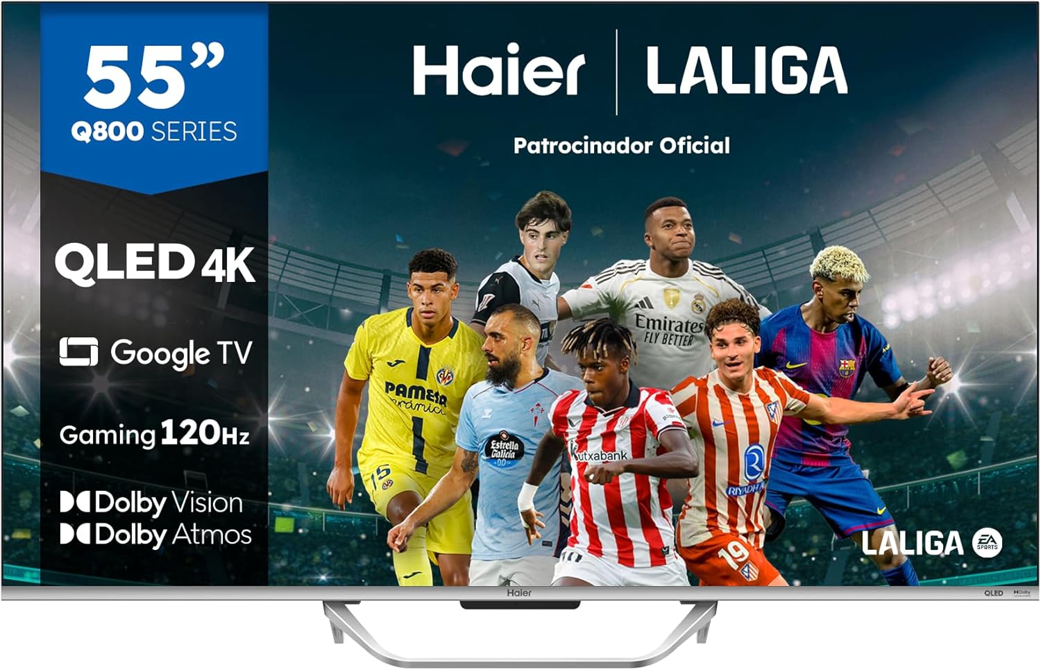 Televisor Haier QLED 4K UHD de 55″ Smart TV por 299€ ¡¡25% de descuento!!