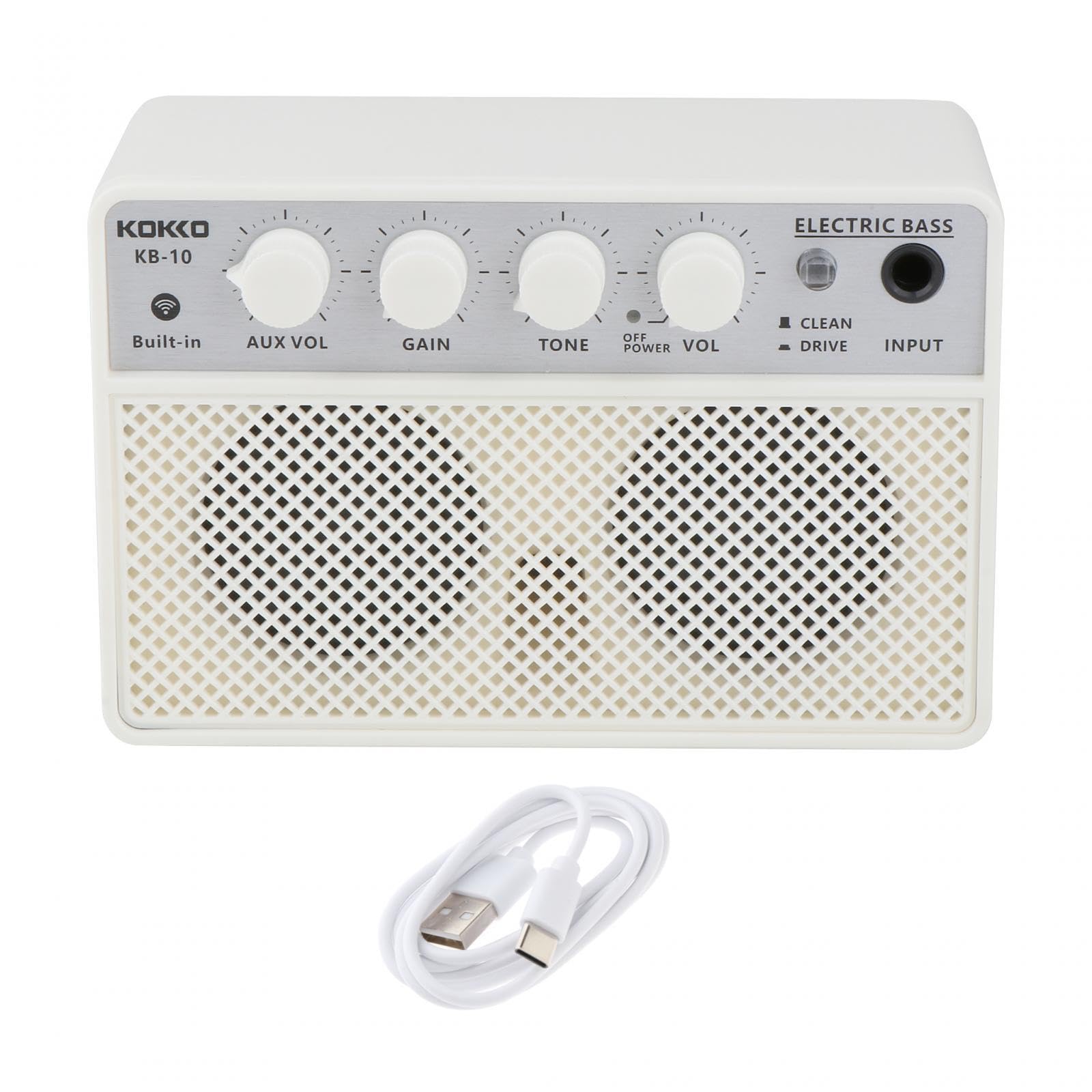 Stylowy przenośny mini głośnik z gitarą elektryczną zapewnia dźwięk | wzmacniacza basowego o mocy 10 W w dowolnym miejscu i czasie. Przenośny