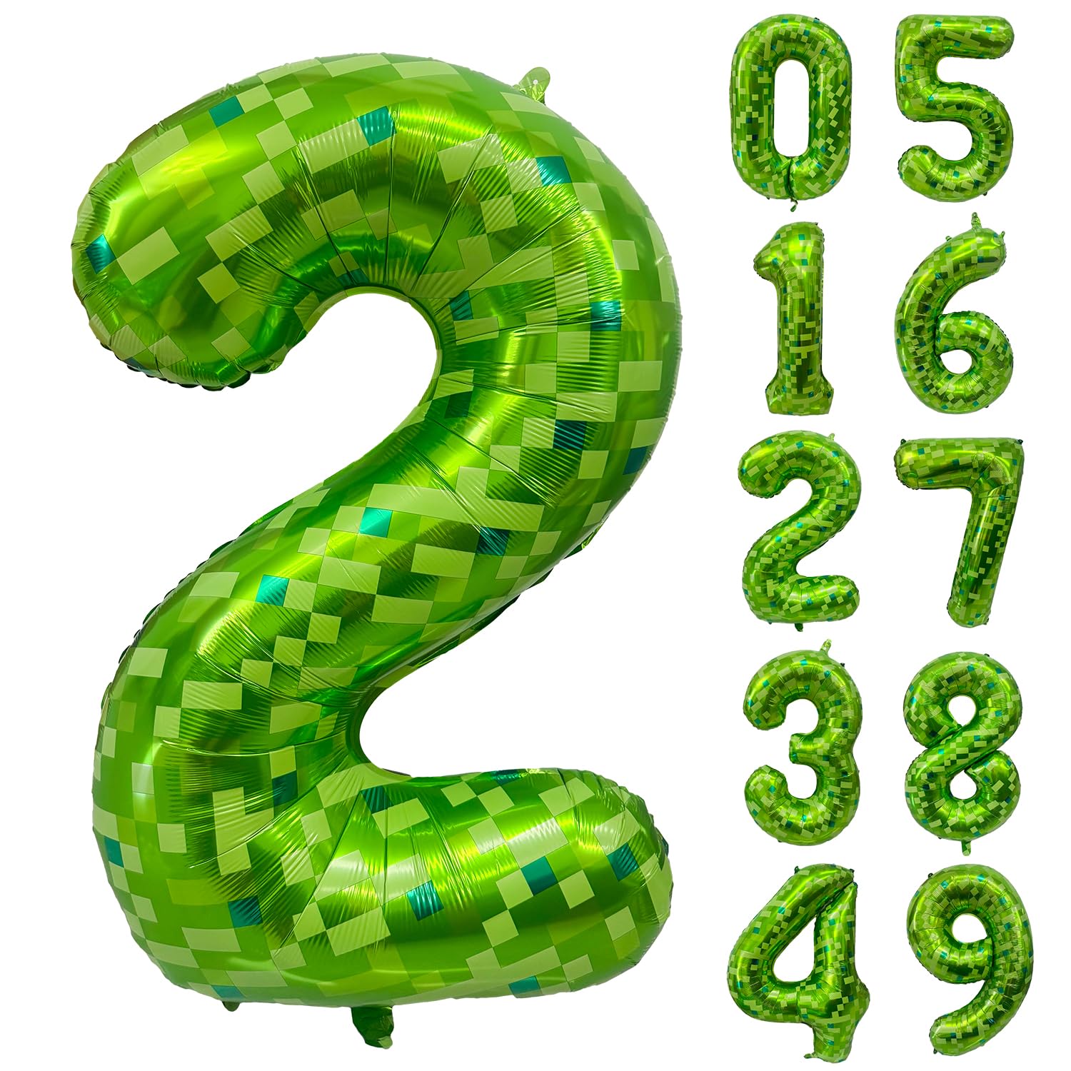 Red 0 balloon 40 Inch Giant Helium Foil Number 0 to 9 Red Balloon Birthday Wedding Party Digital Decorations (Number 0) — view 255