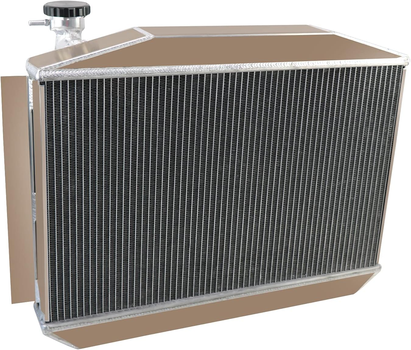 4 Row Core Aluminum Radiator For 1955-1960 1956 Chevy Corvette 350 V8 Manual MT