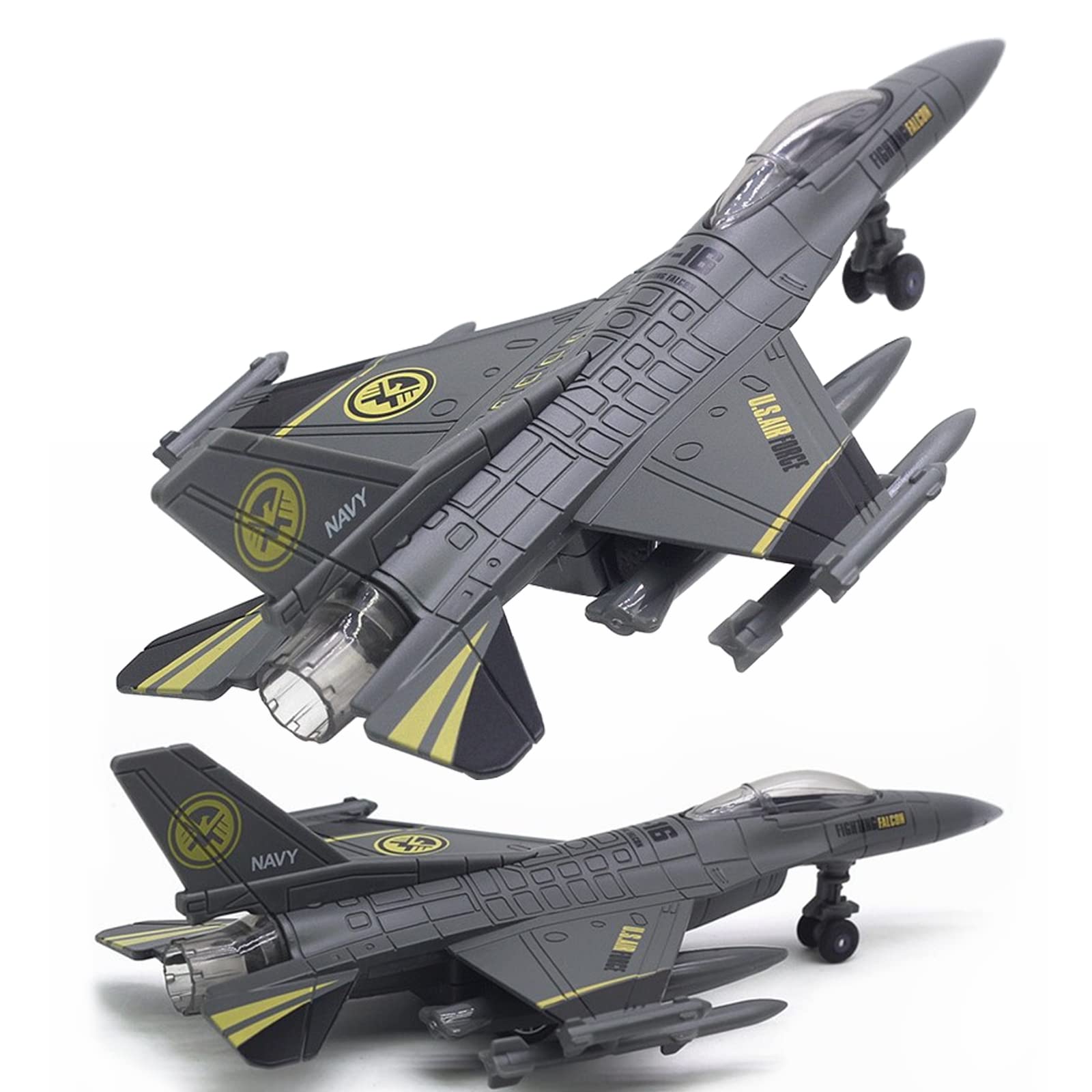 OTONOPI Fighter Jet Military Vehicle Airplane Toy Army Air Force Die