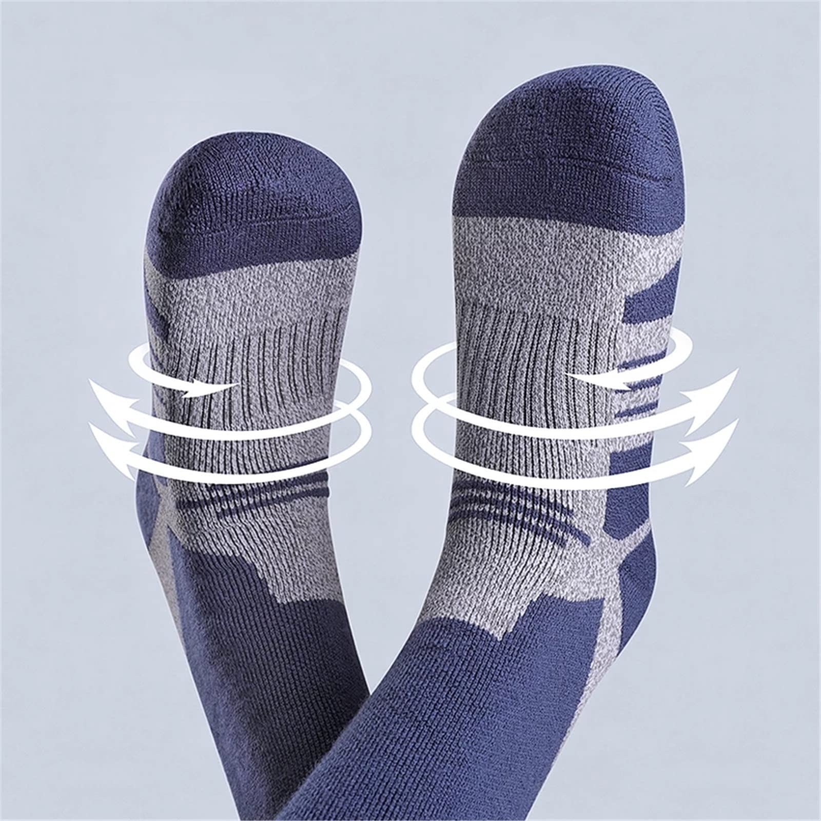 Chaussettes de Ski Chaussettes de Ski Thermiques Warm Snowboard Cyclisme Ski Soccer Snowboard et Sports de Plein Air