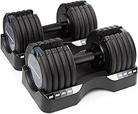 ProForm Rapid Adjust 50 lb Adjustable Dumbbells with iFIT – Quick-Swap Home Gym Weights