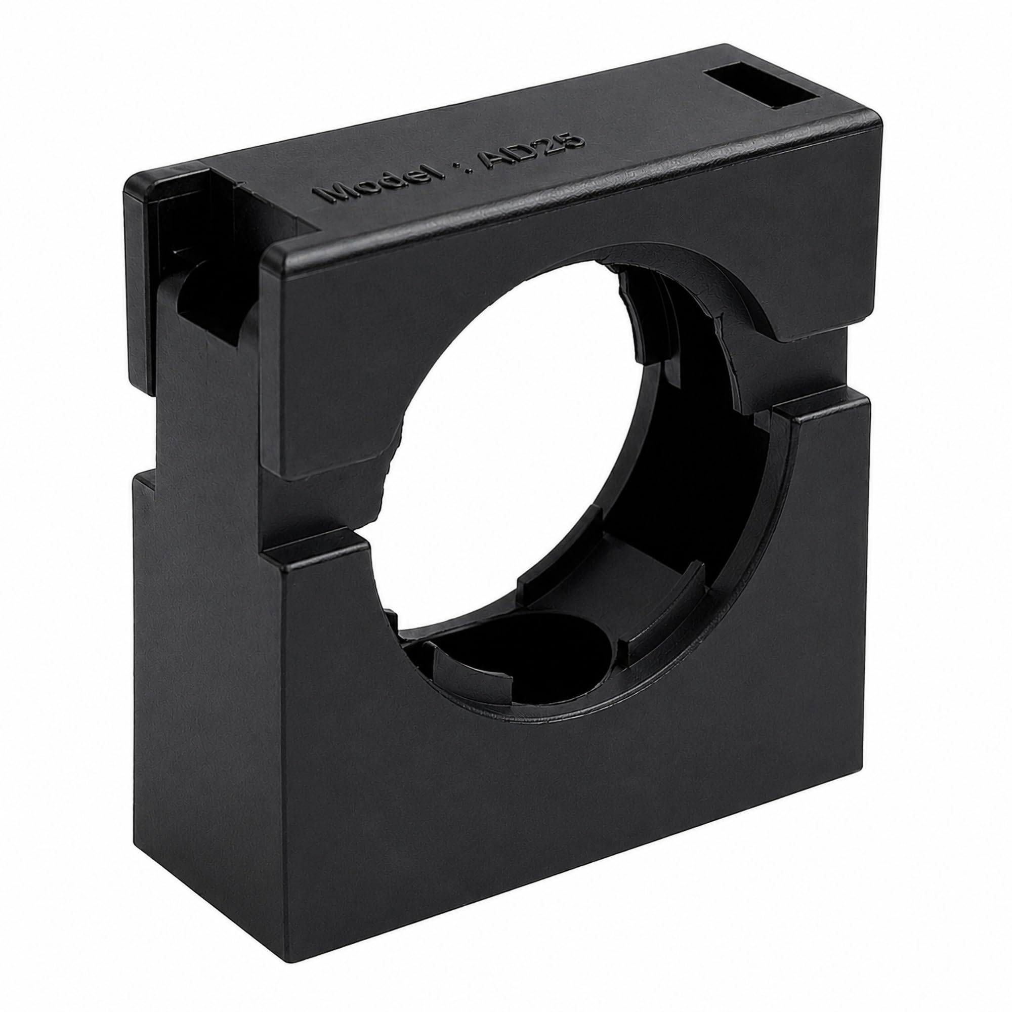 On1Shelf® AD 10mm (M10) Flexible Conduit Brackets Clips for Corrugated Cable Conduit - Heavy Duty Polyethylene Mounting Clamps for Electrical, Automotive, HVAC & Industrial Use, 10-Pack